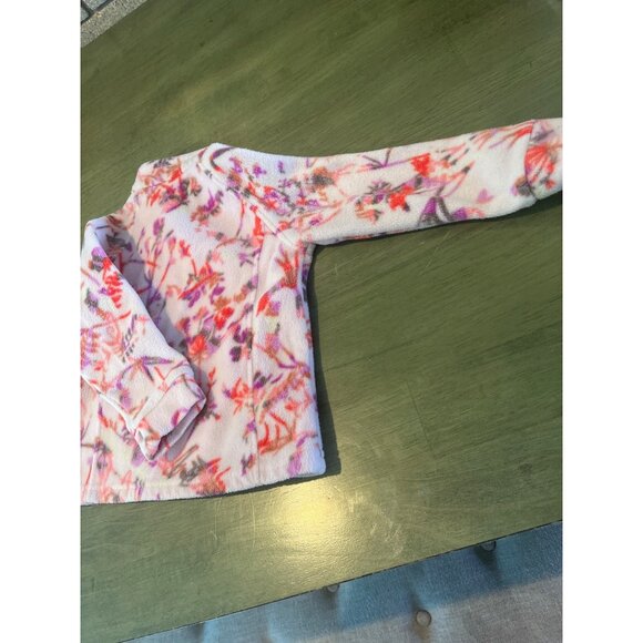 Columbia Toddler Girls Floral Fleece Jacket Full-Zip Size 3T Pink Purple Red War - Picture 6 of 6